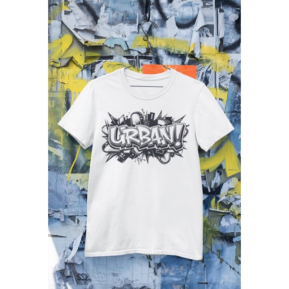 Fukika Urban Graffiti Tee, Graffiti T-shirt, City Street Art Shirt, Hip Hop Tee, Unisex Graphic Top