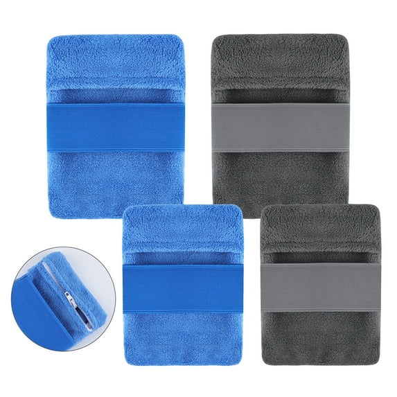 Fukushima 4Pack Sand Remover for Beach, Sand Wipe off Mitts Soft Cloth Beach Sand Cleaner Reusable Beach Essentials Sand Removal Bag