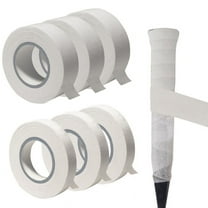 Fukushima Multipurpose Lacrosse Tape Set - 1 Inch and 1/2 Inch, Non Pre-Cut, 30ft Adhesive Tape for Lacrosse Sticks, Shin Pads, Golf Baseball Bats - Ideal Sports Gear and Gift Equipment(White, 6pcs)