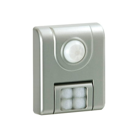 Fulcrum Light It! Motion-Sensing Battery Powered LED Silver Security Light