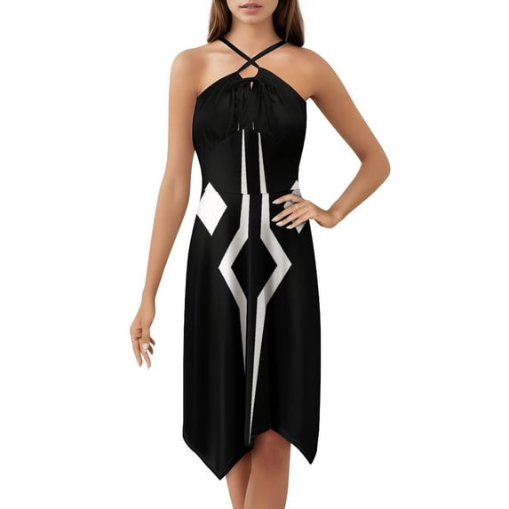 Fulcrum Black Background Dress Elegant Party Dresses Evening Dresses Women Dress Long Dresses Sleeveless Dress Ladies Dresses