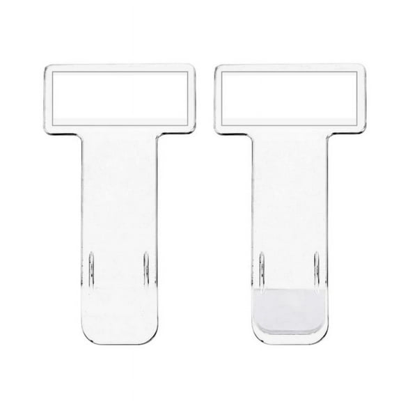 Fule 1/2/4Pcs Transparent Car Vehicle Parking Ticket Receipt Permit Card Holder Clip Sticker Work Pass Holder Gadget Organizer