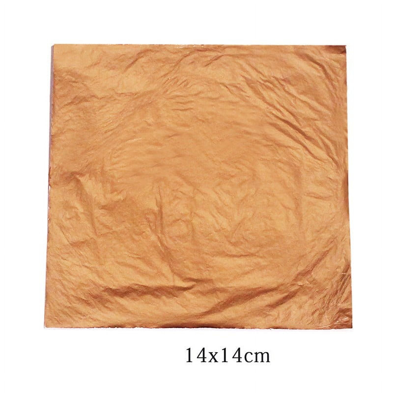 Gold Sliver and Copper Leaf Leaves Sheets Foil for Gilding Decor  (100pcs/set)
