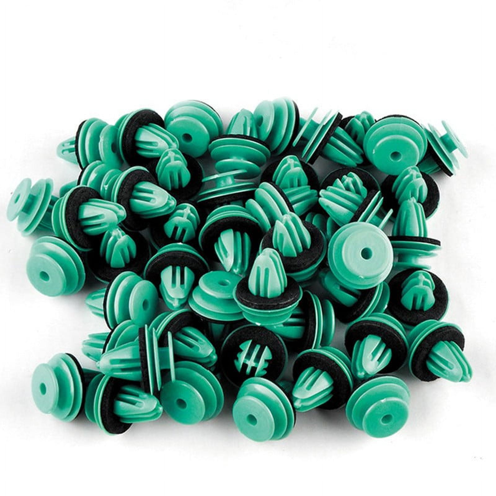Fule 100Pcs Retaining Door Panel Clips Bumper Clips Interior Screw Rivet