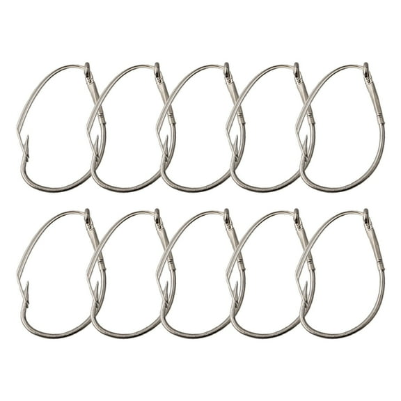 Fule 10pcs/Box High Carbon Steel Wacky Rig Hooks Weedless Barbed Fishig Wide Gap Hook