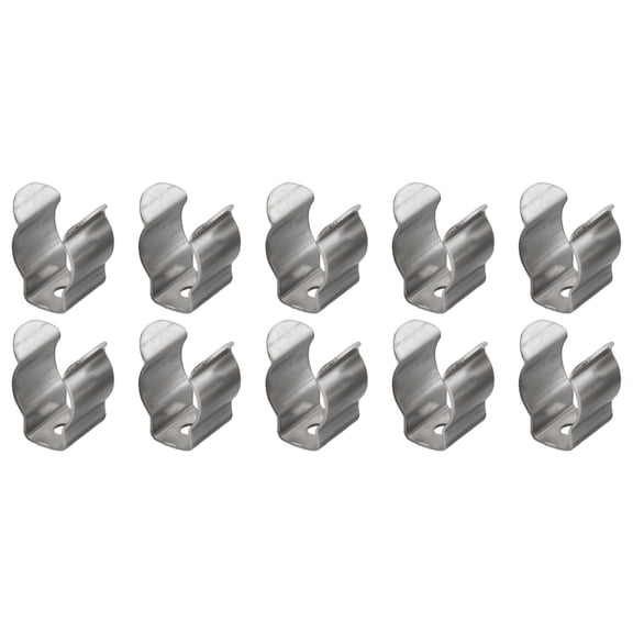 Fule 10pcs Spring Terry Clips Clamp Tool Clips Snap Shed Open / Closed Heavy Duty Pipes Clamp 6/10/12/16/19/25/28mm Tube Fixing Clips