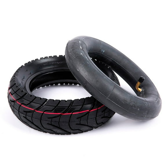 Fule 10x3.0 inch Off Road City Road Pneumatic Tire Inner Tube Inflatable Tyre for Electric Scooter 10inch 255x80 10x3.0 80/65-6, for Electric Scooter Speedual/Zero 10X Kugoo(Road Tyre+Inner Tube)
