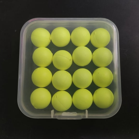 Fule 16pcs Carp Fishing Floats Beads Foam Floats Ball Floating Bait Ball Bait Floats Outdoor Fishing Accessories Practical