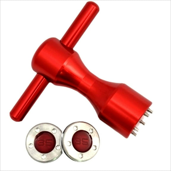 Fule 1Set Red / Silvery GolfChoice Weight For Golf Custom Putter Screws Weights Compatible With Titleist For Scotty Cameron