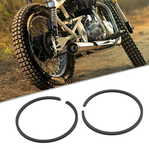 Fule 1pair Brand New 80cc 47mm Piston Rings 2 Stroke Motorised Bicycle Motorized Bike Engine Parts Simple Operation