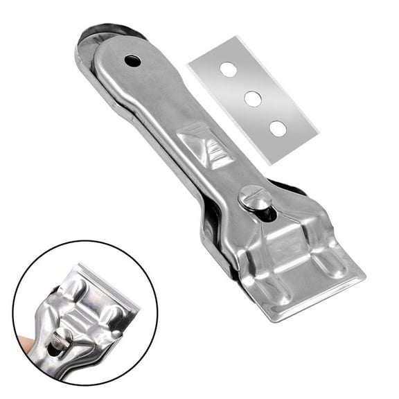 Fule 1pcs Multifunction Glass Ceramic Hob Scraper Cleaner Remover with 1pcs Blade