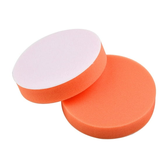 Fule 2pcs 5inch 125mm Polishing Buffing Pad Flat Sponge Waxing Pads Cleaning Tools