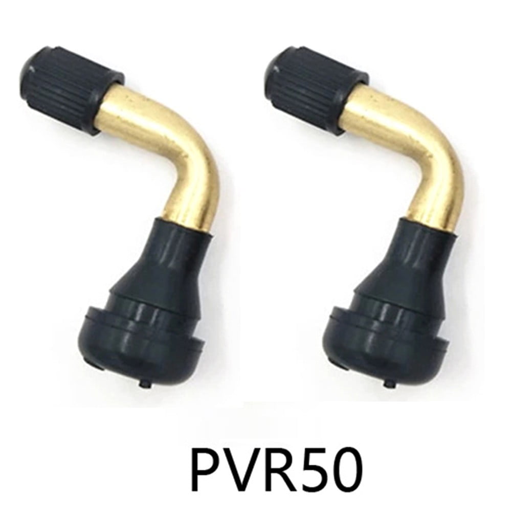 Fule 2pcs Tubeless Tyre Valve Stems for Electric Scooter Bike PVR70 60 50 45 Degree