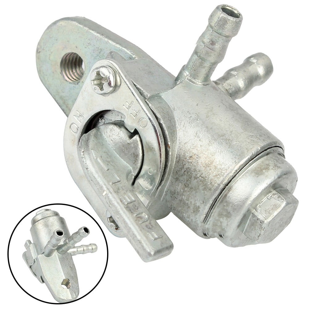 Fule 3-Way 3 Way Petcock Tap Valve Switch For Motorcycle Dirt Bike ATV