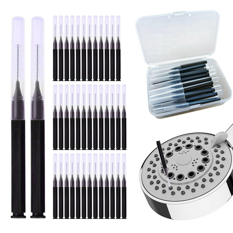Fule 40pcs Mini Shower Head Cleaning Brush Multifunctional Small Hole  Cleaner