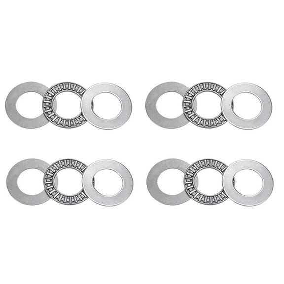 Fule 4pcs AXK2035 Thrust Needle Roller Bearings 20x35x2mm with AS2035 Washers