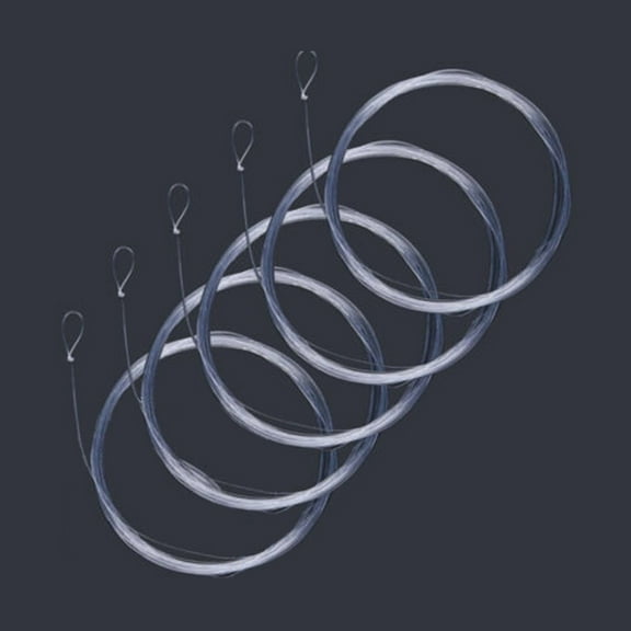 Fule 5pcs 9FT Fly Fishing Tapered Leader Fly Taper Line Leader Fishing Line With Loop