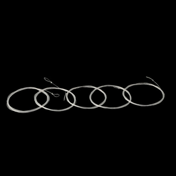 Fule 5pcs 9FT Fly Fishing Tapered Leader Fly Taper Line Leader Fishing Line With Loop