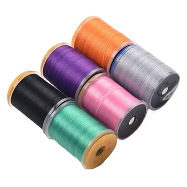 Fule 6/12pcs 140D Fly Tying Thread Kit Material Tie For Fly Fishing 6-14# Dry Wet Flies Nymph Midge Streamer Scud Flie Elastic Wire