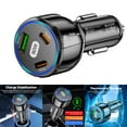 thumbnail image 1 of Fule 90W LED 3 Ports Car Charger Fast Charge PD USB C Type C Adapter, 1 of 10