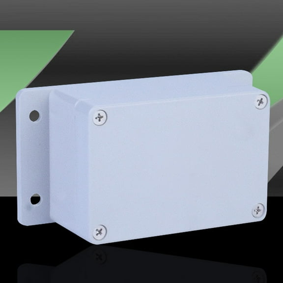 Fule ABS White Plastic Electronics Project Box Waterproof Junction Box With Screws