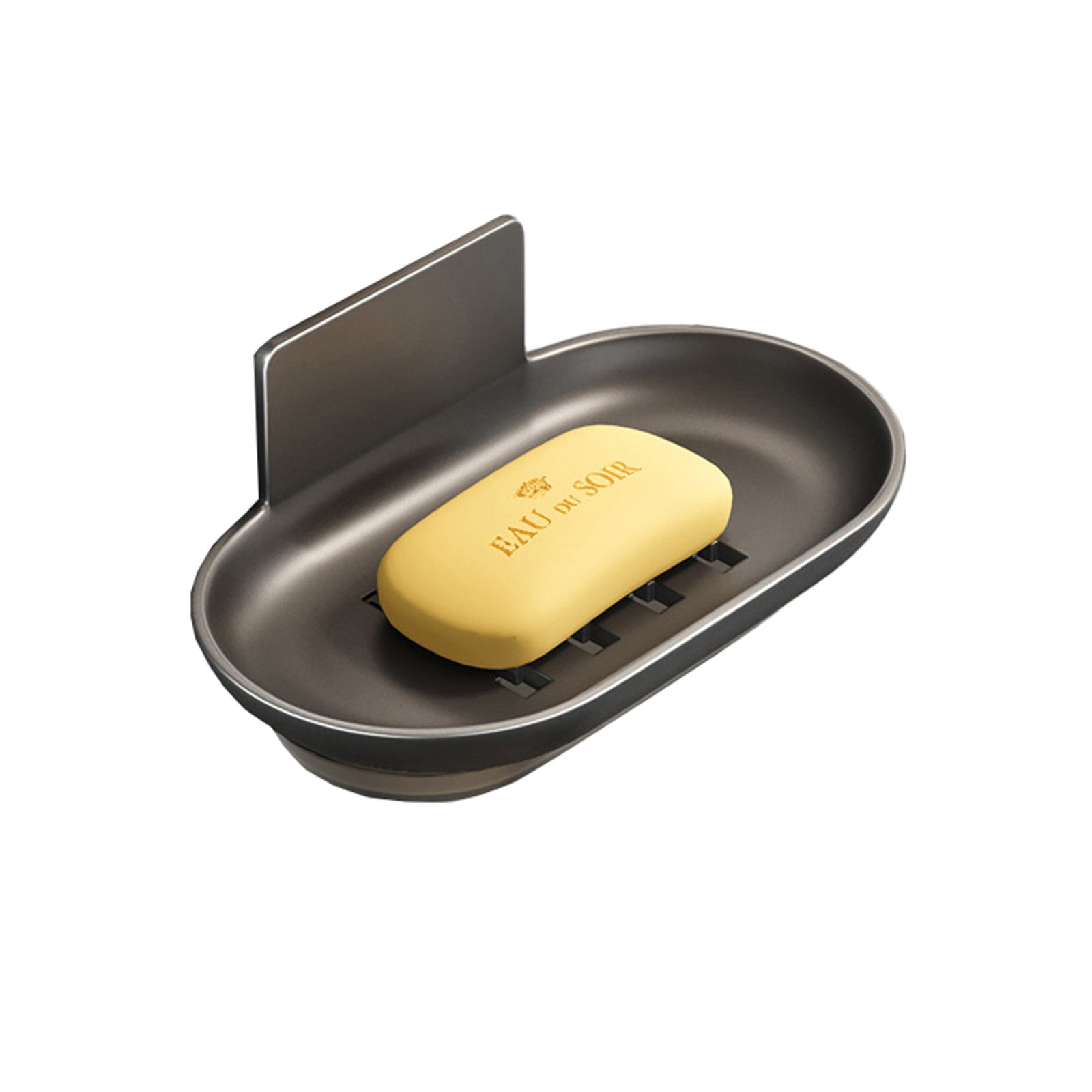 Fule Aluminum Alloy Soap Holder Bathroom Soap Dish with Drain Water ...