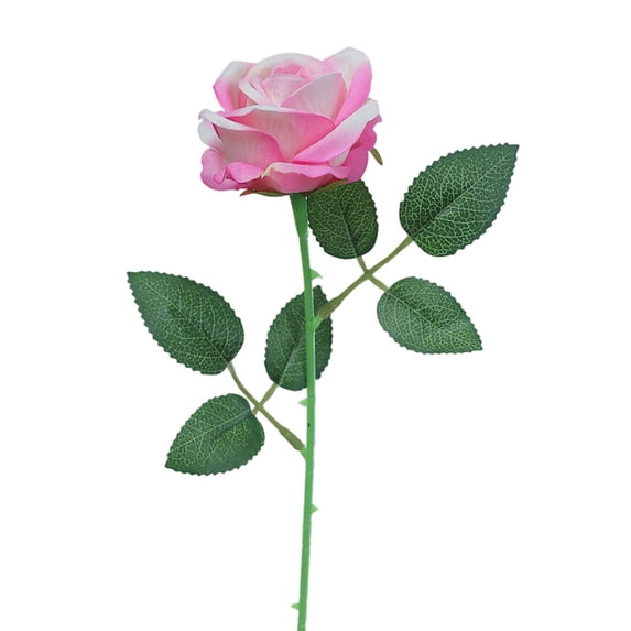 Fule Artificial Velvet Rose Flower, Ngxiha Velvet Single Roses Fake Rose Rose Decor Flower Centerpiece Arrangement in Vase Rose Decor Flower for Wedding Outdoor & Home Decoration
