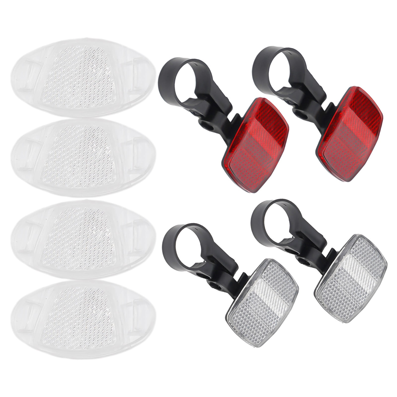 Fule Bicycle Front Rear Spokes Reflector Set Bike Reflectors with