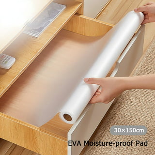Mlfire 177inch x 17.7inch Shelf Liner Kitchen Cabinet Drawer Liners Mats Eva Plastic Washable Waterproof Pad Protectors for Pantry Closet, Cupboard