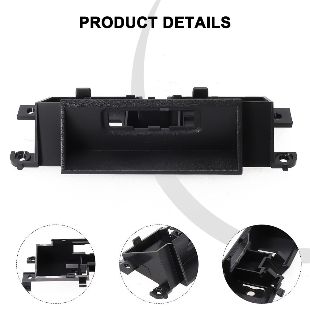 Fule Car Trunk Switch Tailgate Button Holder Case Base Black