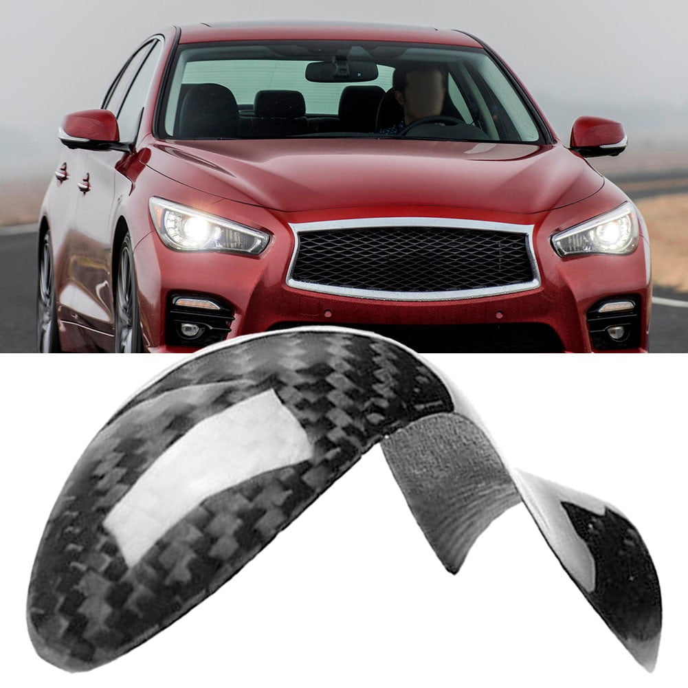 Fule Carbon Car Interior Gear Shift Knob Cover Gear Handle Trim for