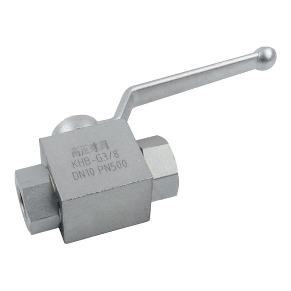 Fule Carbon Steel Hydraulic High Pressure Ball Valve Nitrile Acetal Sealing 500 Bar MWP Suitable for Harsh Conditions