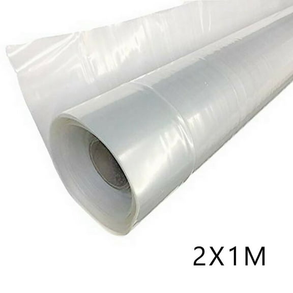 Fule Greenhouse Film, PE Clear Plastic Greenhouse Poly Film Polytunnel Poly Hot House Cover VARIOUS LENGT, 78*39Inch