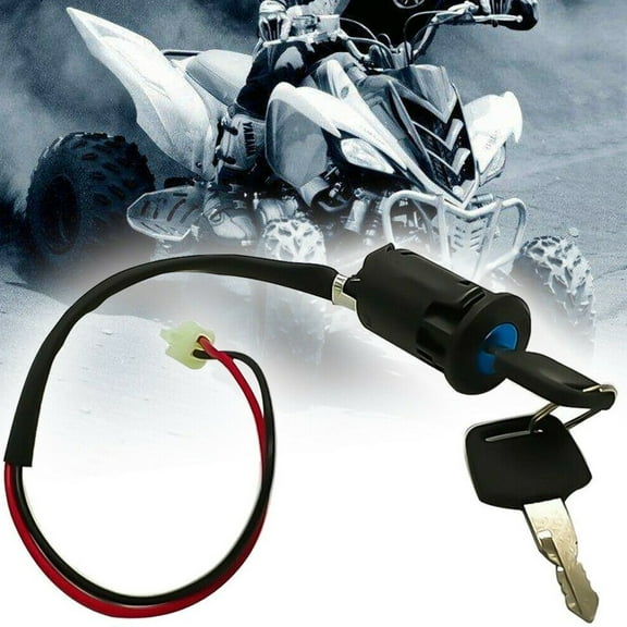 Fule Ignition Key Switch Moped Electric Motorcycle 2 Wire On/Off ATV Dirt Bike