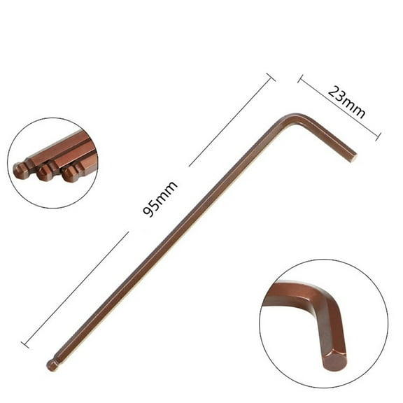 Fule L shaped Hexagon Ball Head Screwdriver 3-14mm Hex key Wrench Hand Tools
