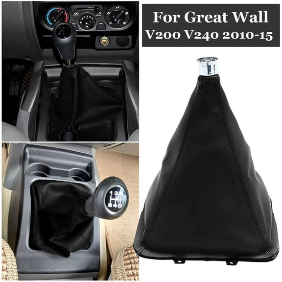 Fule Manual Transmission Shift Lever Boot Cover For Great Wall V200 V24010-15 Black