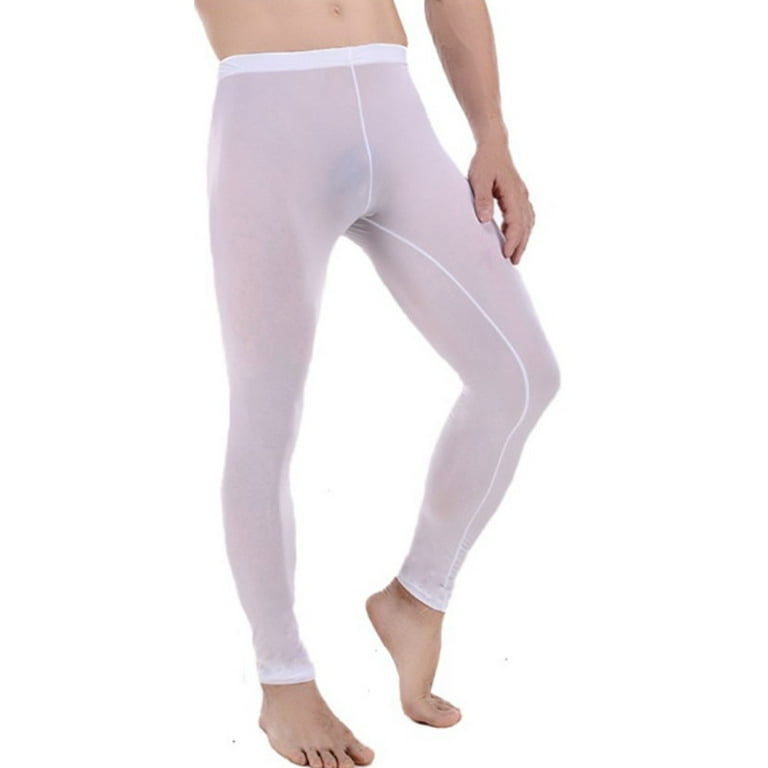 Mens top sheer leggings