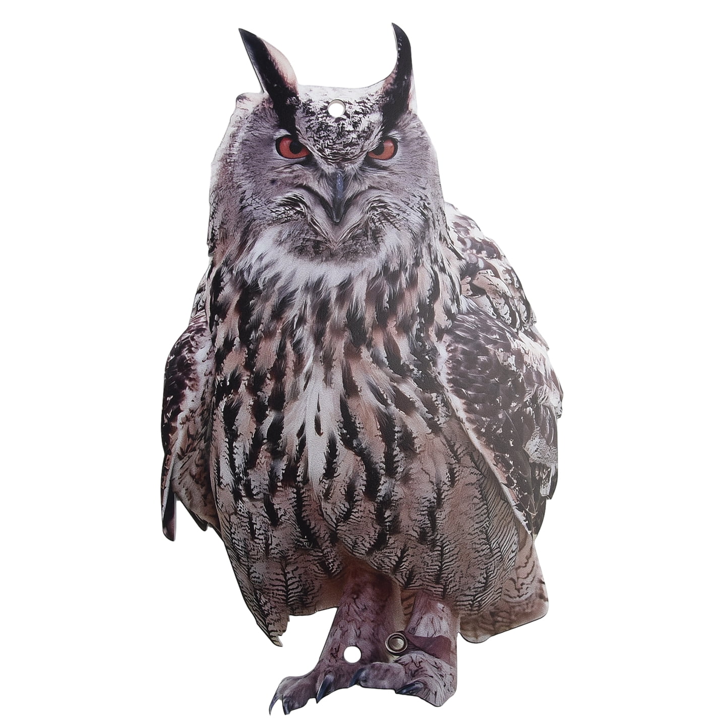 Fule Owl Decoy to Scare Birds Squirrels,Acrylic Owl Decoy to Scare