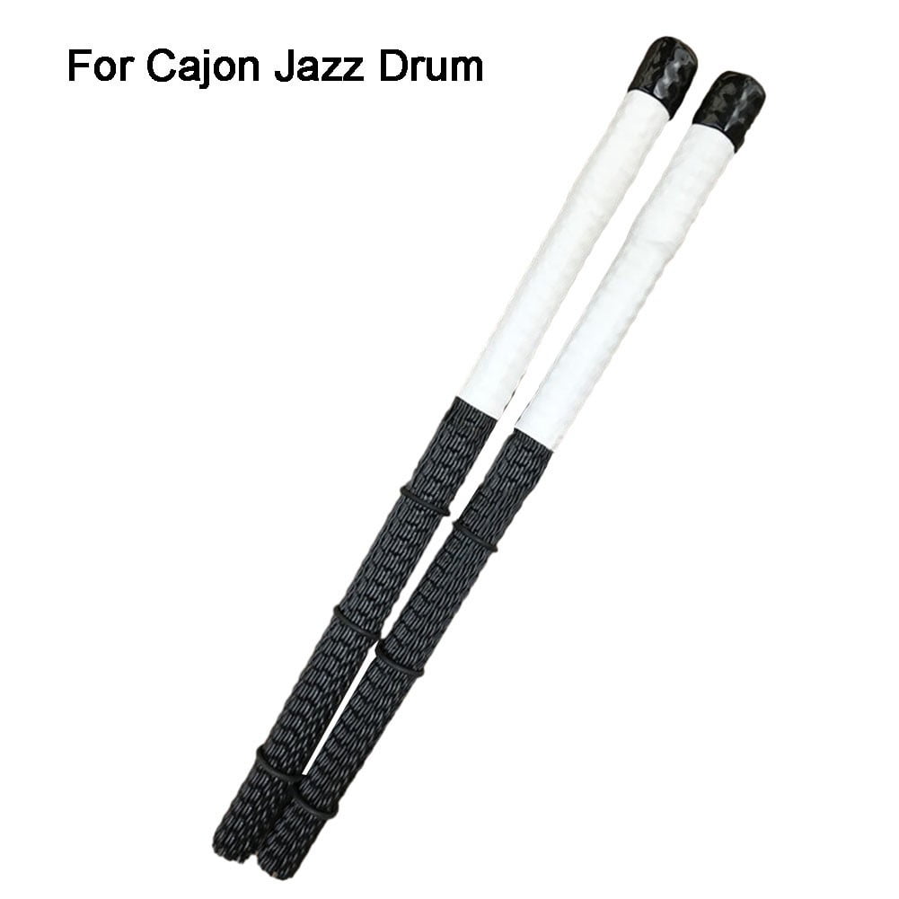Fule Professional Wavy Cajon Jazz Drum brush Rod Sticks Percussion