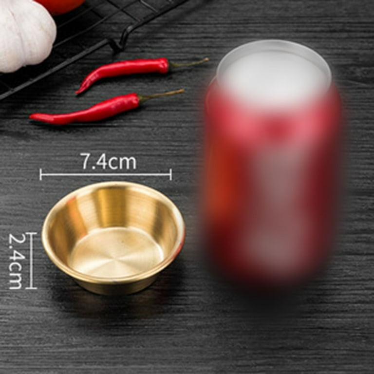 Fule Ramekin Baking Cups Small Sauce Cups Small Metal Cup Seasoning Dish Walmart