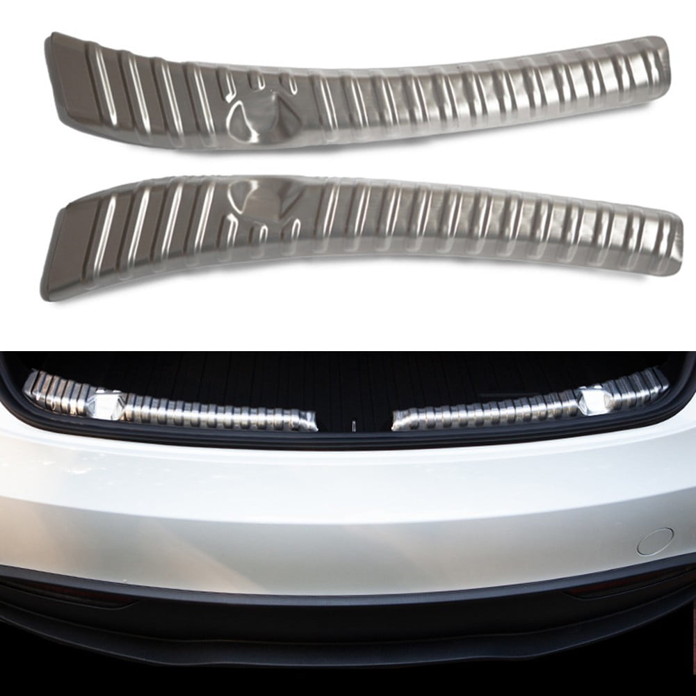 Fule Rear Trunk Bumper Guard Stainless Steel Protector For Tesla Model 3 Highland 24