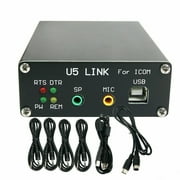 Fule U5 Link for ICOM radio connector with power interface DIN8-DIN8 pc66