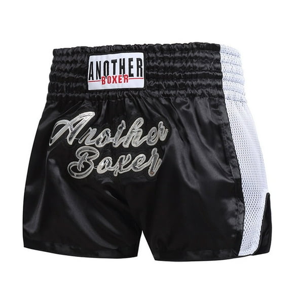 Fule Unisex Boxing Shorts MMA Muay Thai Training Trunks Fitness Shorts for Adults