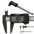 thumbnail image 1 of Fule Vernier Caliper Digital Electronic Gauge Carbon Fiber Micrometer Ruler 150mm, 1 of 9