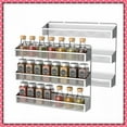 thumbnail image 1 of Fuleadture 2 PC 3 Layers Spice Racks for Walls in Home-Chrome, 1 of 7