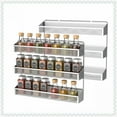 thumbnail image 1 of Fuleadture 2 PC 3 Tier Spice Racks,Spice Rack Organizer for Cabinet in Home-Silver, 1 of 7