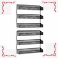 thumbnail image 1 of Fuleadture 2 Pieces 3 Tier Spice Rack Organizer for Cabinet,Spice Racks in Home,(Black), 1 of 7