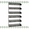 thumbnail image 1 of Fuleadture 2 Pieces 3 layers Spice Rack Wall for Kitchen,Bronze, 1 of 7