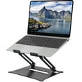 thumbnail image 1 of Fuleadture Laptop Stand, Ergonomic Height Angle Adjustable Portable Laptop Riser,Aluminum-Black, 1 of 5