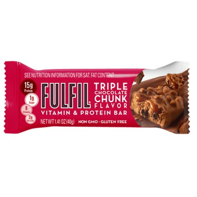 Fulfil Triple Chocolate Flavored Protein Bar Wrapper